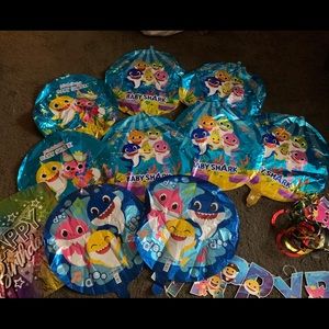 Baby shark birthday decorations